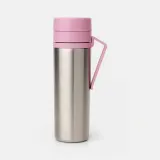 Термобутылка Brabantia Make & Take 0,5 л из нержавеющей стали, вакуумная изоляция, сиренево-розовая Lilac Pink — фото 1