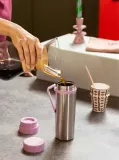 Термобутылка Brabantia Make & Take 0,5 л из нержавеющей стали, вакуумная изоляция, сиренево-розовая Lilac Pink — фото 2