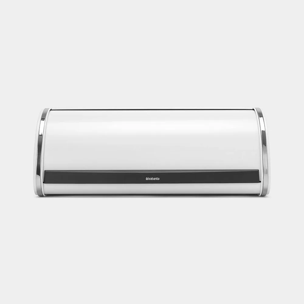 Хлебница выпуклая большая Brabantia, лакированная нержавеющая сталь, 44.5 см, белая