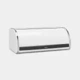 Хлебница выпуклая большая Brabantia, лакированная нержавеющая сталь, 44.5 см, белая — фото 2