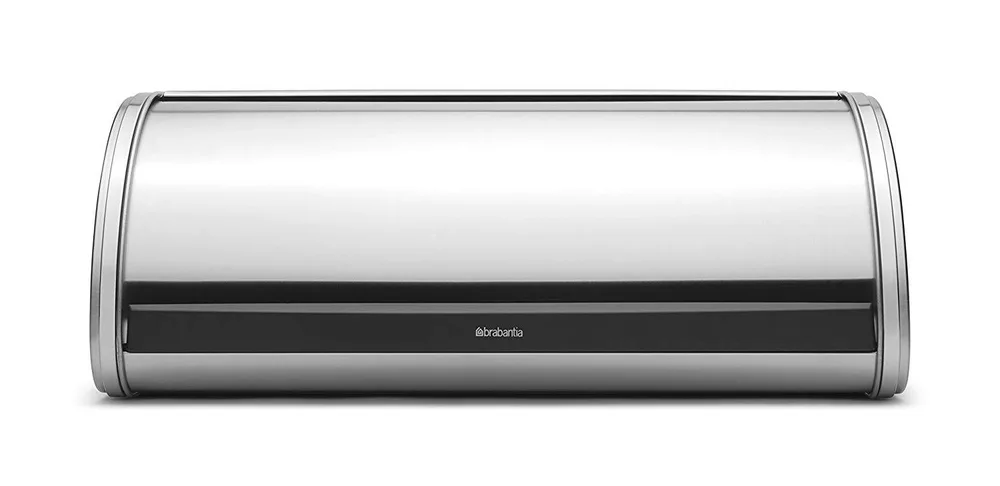 Хлебница выпуклая большая Brabantia, матовая нержавеющая сталь, 44.5 см, серебристая