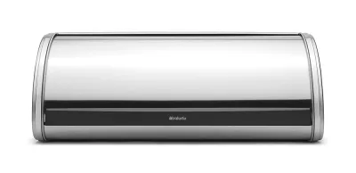 Хлебница выпуклая большая Brabantia, матовая нержавеющая сталь, 44.5 см, серебристая