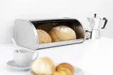 Хлебница выпуклая большая Brabantia, матовая нержавеющая сталь, 44.5 см, серебристая — фото 2