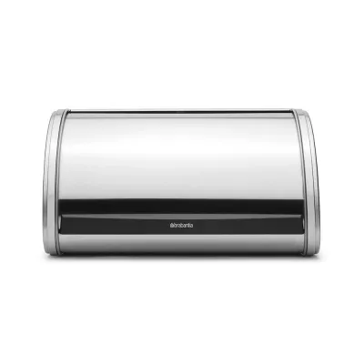 Хлебница выпуклая средняя Brabantia, матовая нержавеющая сталь, 31.5 см, серебристая