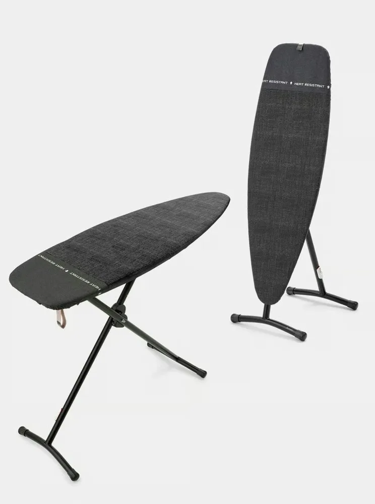 Гладильная доска Brabantia D Denim Black 135 × 45 см для парового утюга и парогенератора