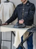 Гладильная доска Brabantia D Denim Black 135 × 45 см для парового утюга и парогенератора — фото 3