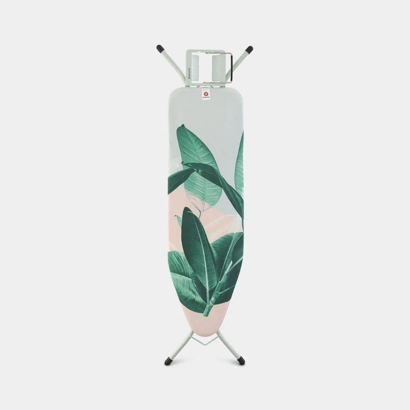 Гладильная доска Brabantia размер B Тропические Листья, высота 160 см, сталь, хлопок
