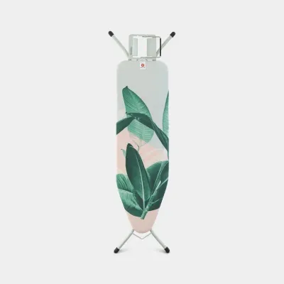 Гладильная доска Brabantia размер B Тропические Листья, высота 160 см, сталь, хлопок