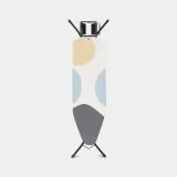 Гладильная доска Brabantia размер B Весенние Пузырьки, высота 160 см, сталь, хлопок — фото 1