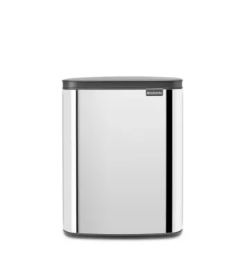 Мусорное ведро Brabantia Bo 12 л, сталь, Brilliant Steel