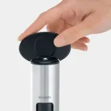 Штопор Brabantia Classic матовая сталь, с поворотной ручкой и ножом для фольги, высота 17,5 см — фото 3