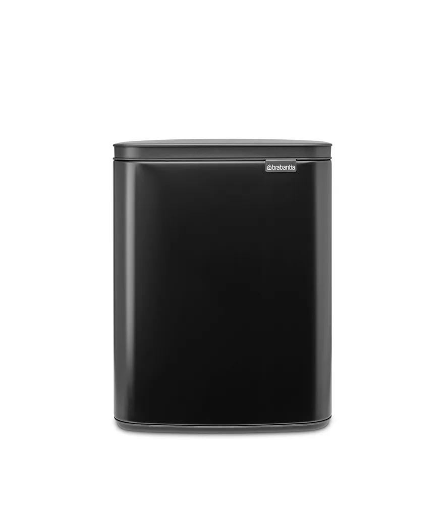 Мусорное ведро Brabantia Bo 12 л, сталь, Matt Black