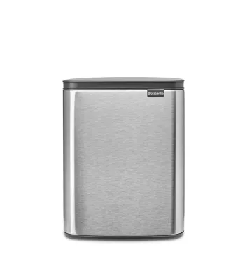 Мусорное ведро Brabantia Bo 12 л, сталь, Matt Steel Fingerprint Proof