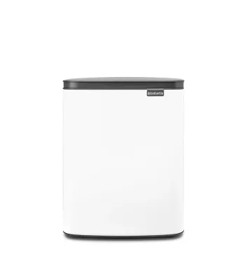 Мусорное ведро Brabantia Bo 12 л, сталь, White