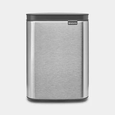 Мусорное ведро Brabantia Bo 4 л, пластик, стальной мат
