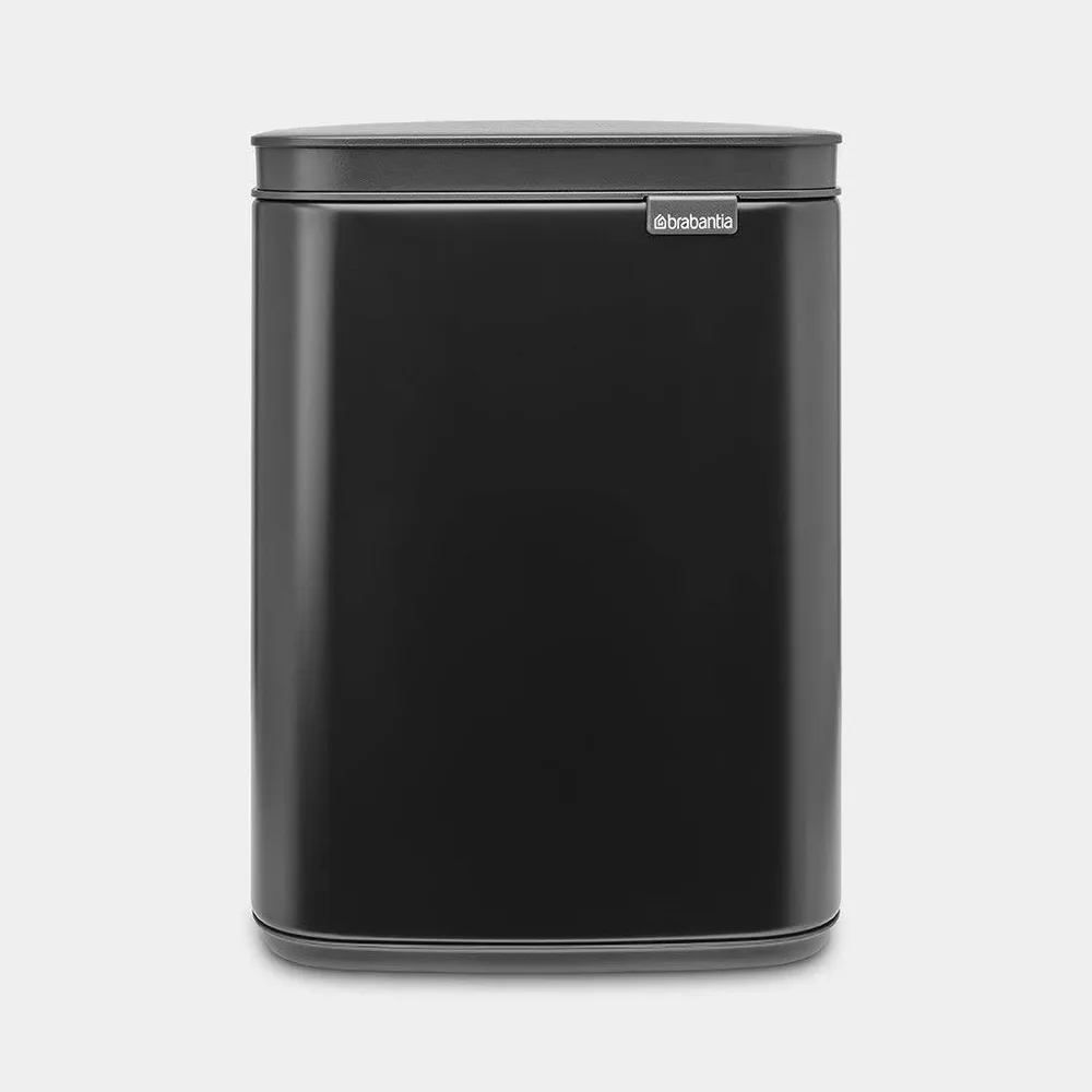 Мусорное ведро Brabantia Bo 4 л, пластик, чёрный мат