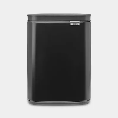 Мусорное ведро Brabantia Bo 4 л, пластик, чёрный мат