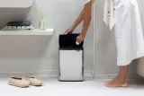 Мусорное ведро Brabantia Bo 7 л, пластик, стальной цвет — фото 3