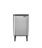 Мусорное ведро Brabantia Bo Bin Hi 7 л, сталь и пластик, Matt Steel Fingerprint Proof — фото 1
