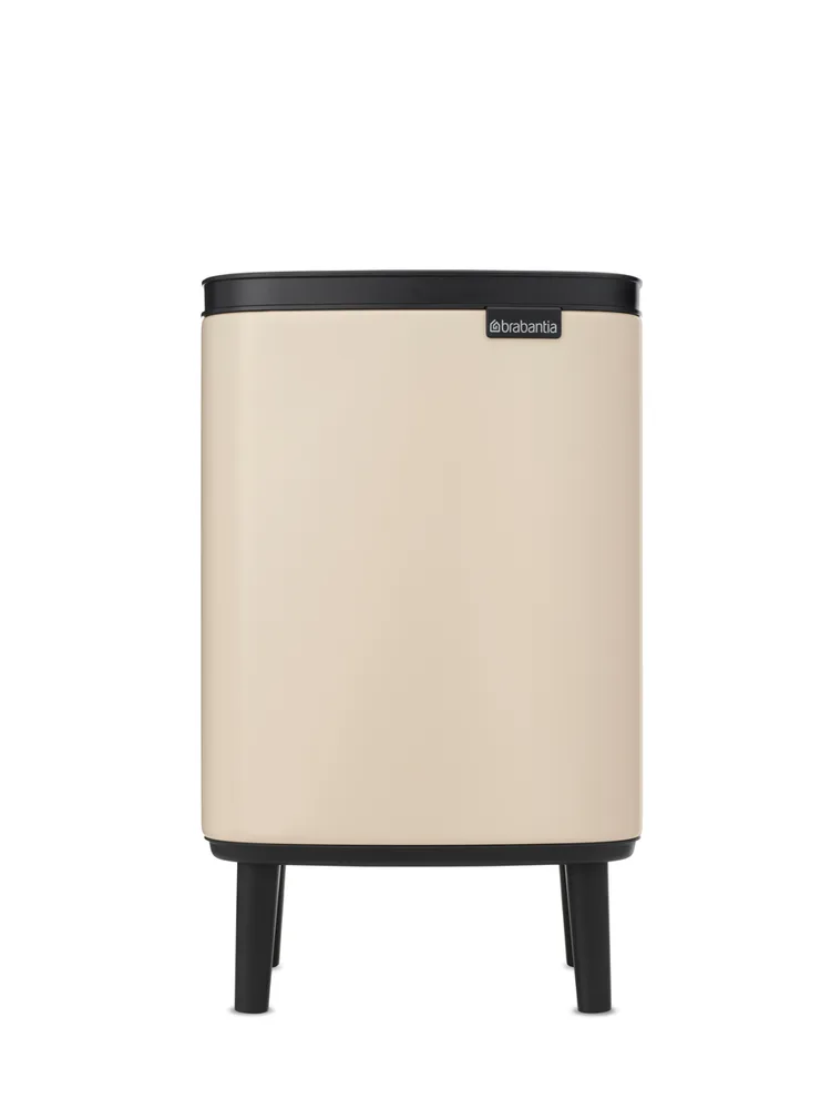 Мусорное ведро Brabantia Bo Bin Hi 7 л, сталь и пластик, Soft Beige