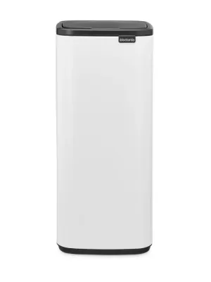 Мусорное ведро Brabantia Bo Touch Bin 30 л, сталь, Soft Touch, белое