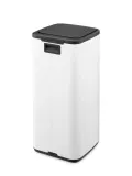 Мусорное ведро Brabantia Bo Touch Bin 30 л, сталь, Soft Touch, белое — фото 3