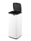 Мусорное ведро Brabantia Bo Touch Bin 30 л, сталь, Soft Touch, белое — фото 4