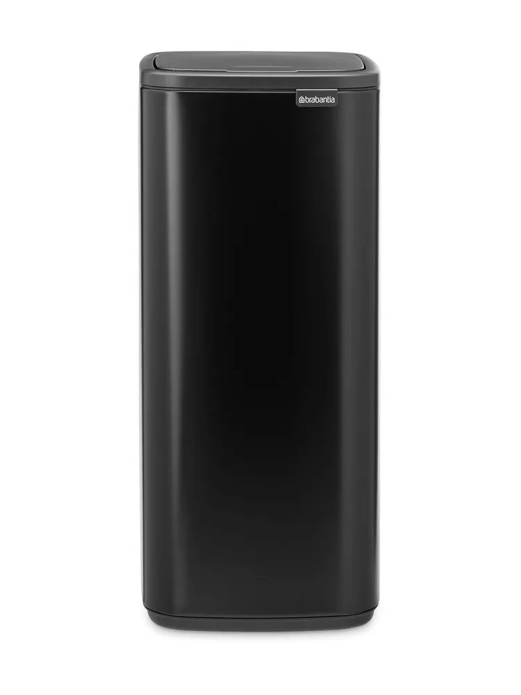 Мусорное ведро Brabantia Bo Touch Bin 30 л, сталь, Soft Touch, чёрное