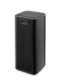 Мусорное ведро Brabantia Bo Touch Bin 30 л, сталь, Soft Touch, чёрное — фото 3