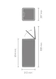 Мусорное ведро Brabantia Bo Touch Bin 30 л, сталь, Soft Touch, чёрное — фото 8