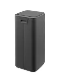 Мусорное ведро Brabantia Bo Touch Bin 30 л, сталь, Soft Touch, Mineral Infinite Grey — фото 3