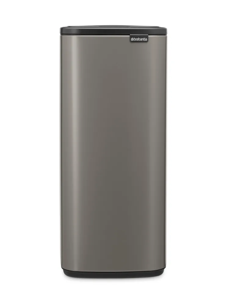 Мусорное ведро Brabantia Bo Touch Bin 30 л, сталь, Soft Touch, платиновое