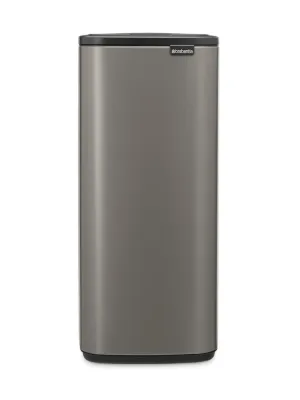 Мусорное ведро Brabantia Bo Touch Bin 30 л, сталь, Soft Touch, платиновое