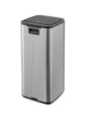 Мусорное ведро Brabantia Bo Touch Bin 30 л, матовая сталь Fingerprint Proof, серебристое — фото 2