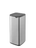 Мусорное ведро Brabantia Bo Touch Bin 30 л, матовая сталь Fingerprint Proof, серебристое — фото 6