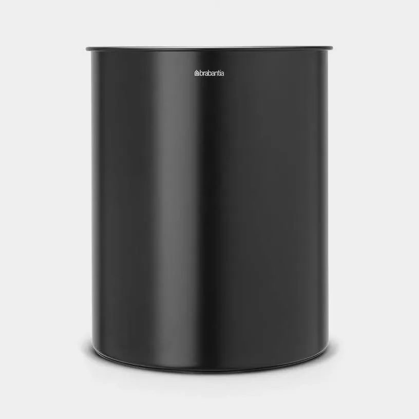 Корзина для бумаг Brabantia 15 л матовая чёрная