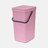 Контейнер для сортировки отходов Brabantia Sort & Go 16 л Lilac Pink — фото 1