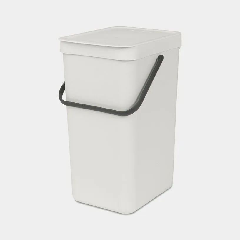 Контейнер для сортировки отходов Brabantia Sort & Go 16 л Light Grey