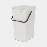 Контейнер для сортировки отходов Brabantia Sort & Go 16 л Light Grey — фото 1