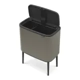 Двухкамерное мусорное ведро Brabantia Bo 11 + 23 л — фото 3
