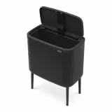 Однокамерное мусорное ведро Brabantia Bo 36 л чёрный — фото 2