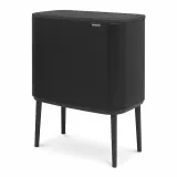Однокамерное мусорное ведро Brabantia Bo 36 л чёрный — фото 3