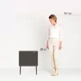 Однокамерное мусорное ведро Brabantia Bo 36 л чёрный — фото 8