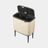 Однокамерное мусорное ведро Brabantia Bo 36 л Soft Beige бежевый — фото 3