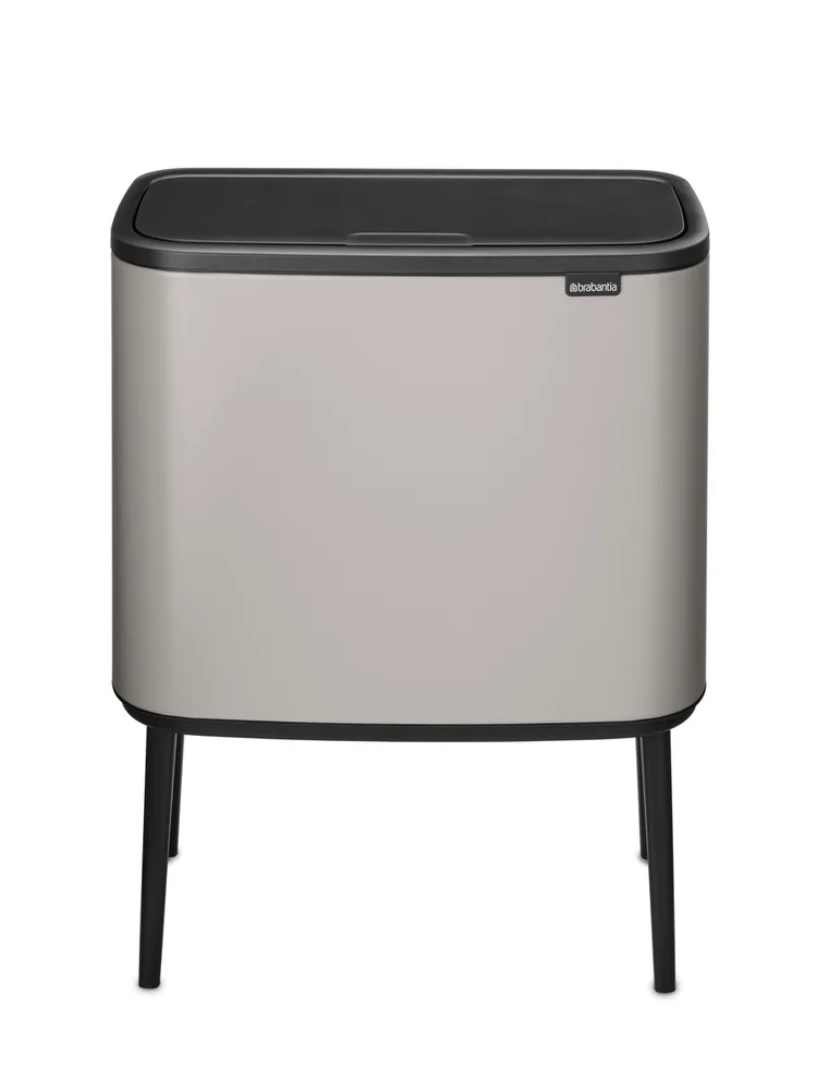 Однокамерное мусорное ведро Brabantia Bo 36 л Soft Grey серый