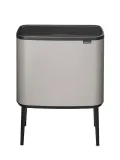 Однокамерное мусорное ведро Brabantia Bo 36 л Soft Grey серый — фото 1