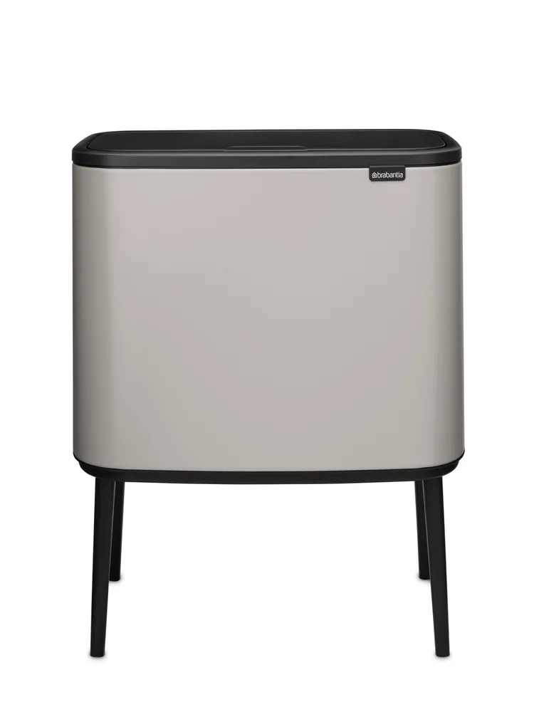 Трёхкамерное мусорное ведро Brabantia Bo 3 x 11 л Soft Grey серый