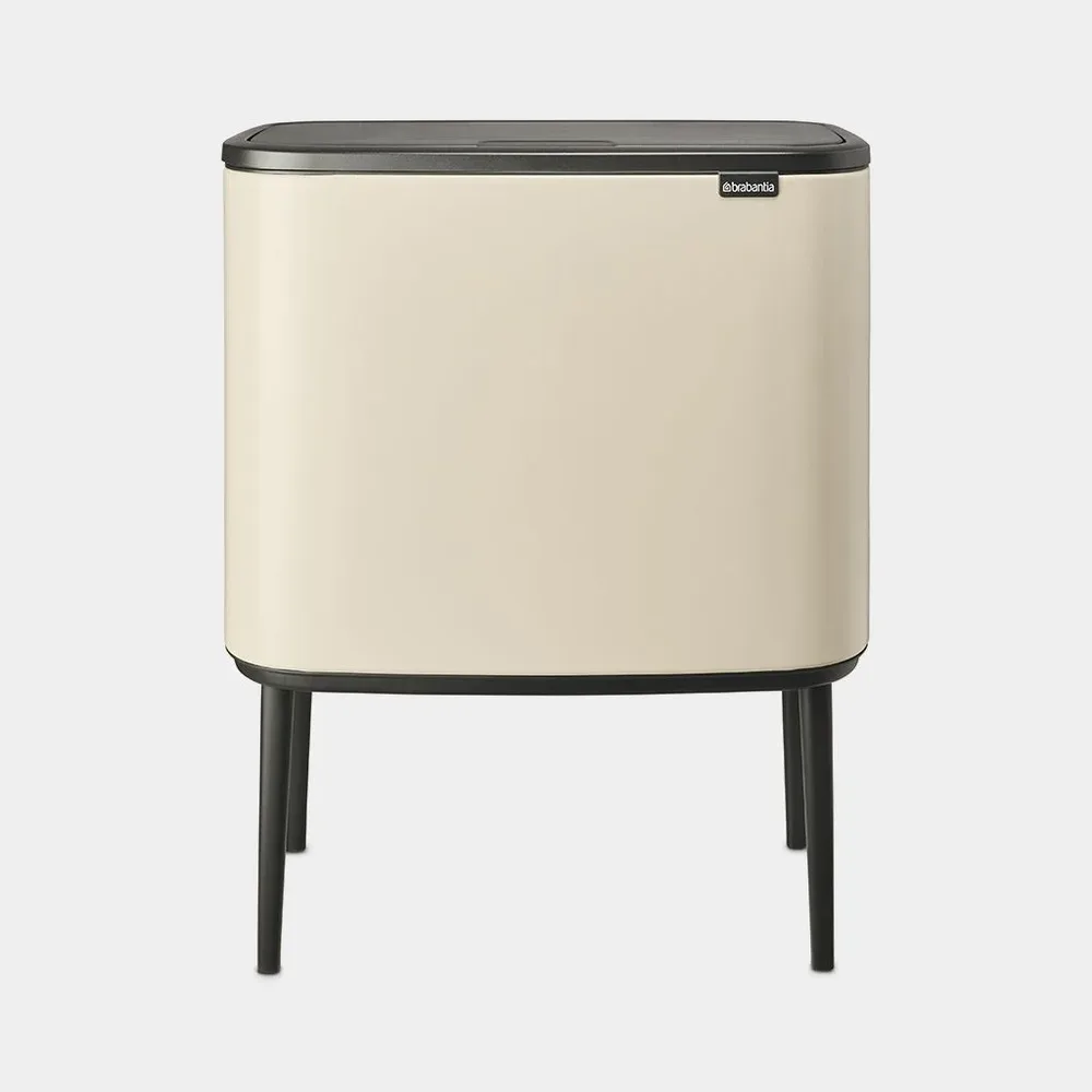Трёхкамерное мусорное ведро Brabantia Bo 3 x 11 л Soft Beige бежевый