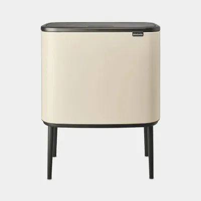 Трёхкамерное мусорное ведро Brabantia Bo 3 x 11 л Soft Beige бежевый