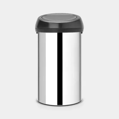 Мусорное ведро Brabantia Touch Bin 60 л блестящая сталь